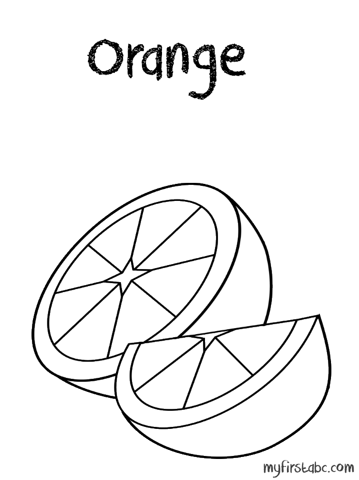 Plansa de colorat cu Fructe 192 3